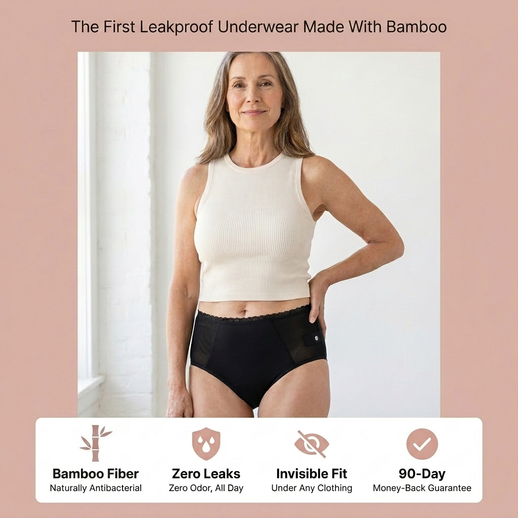 The First Leakproof Underwear Made With Bamboo